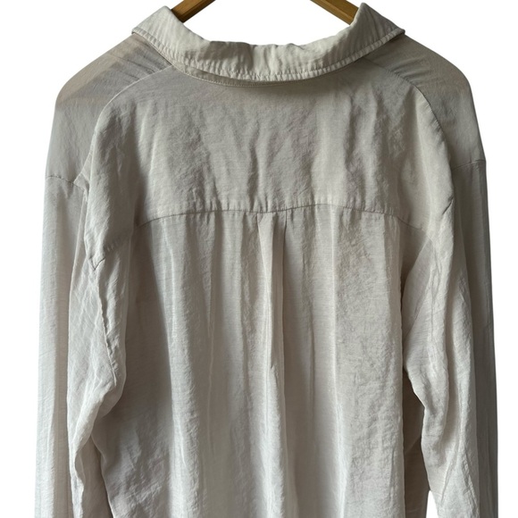 By Together Long Sleeve Button Up Blouse Shirt - Picture 7 of 14